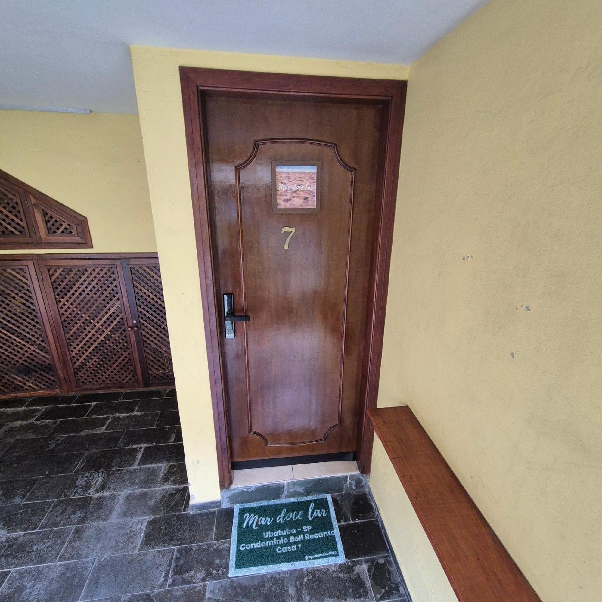 Casa 7 Em Ubatuba No Centro Condominio Com Piscina E Churrasqueira Exterior foto
